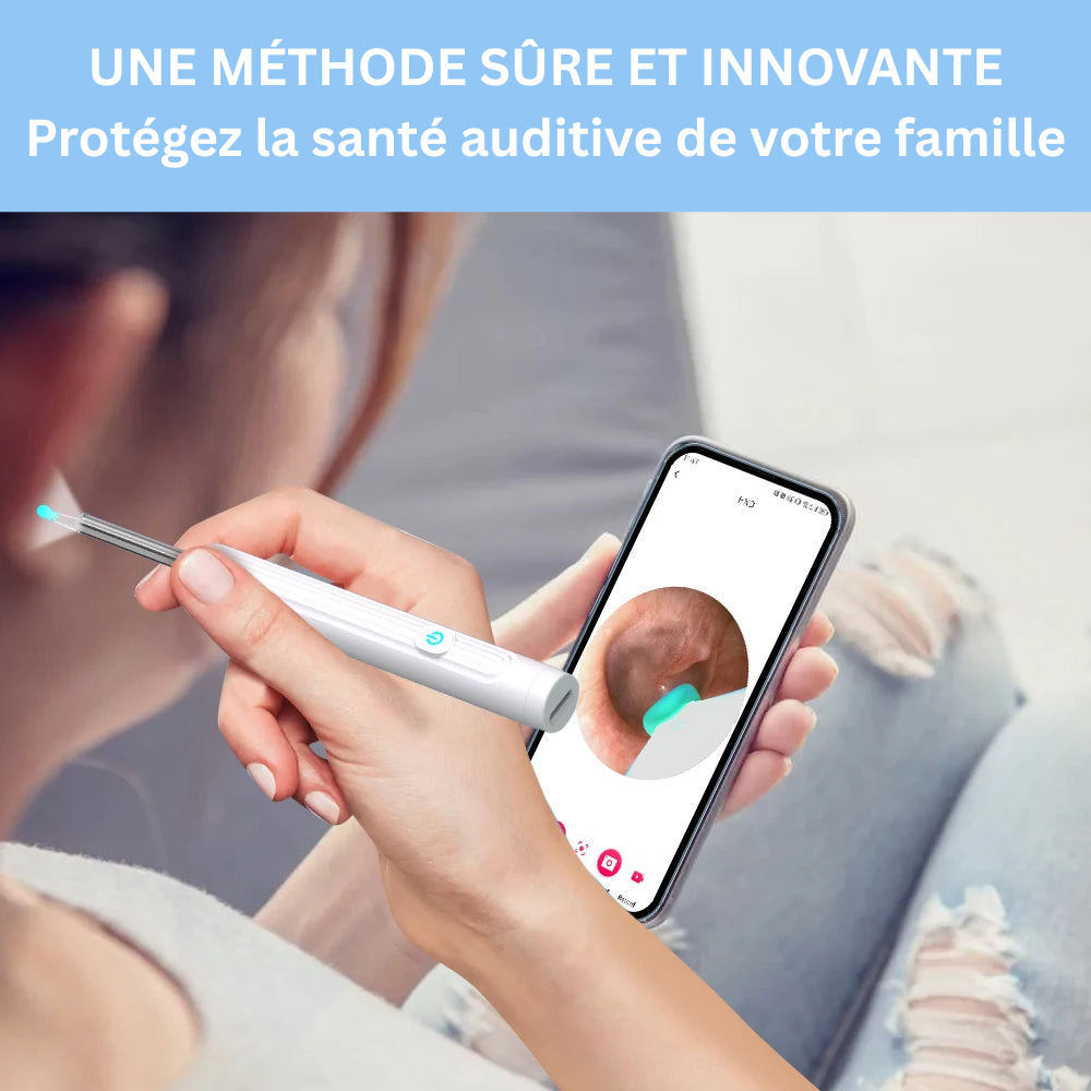Healora VisionClean™ – Nettoyeur d'Oreille Intelligent HD